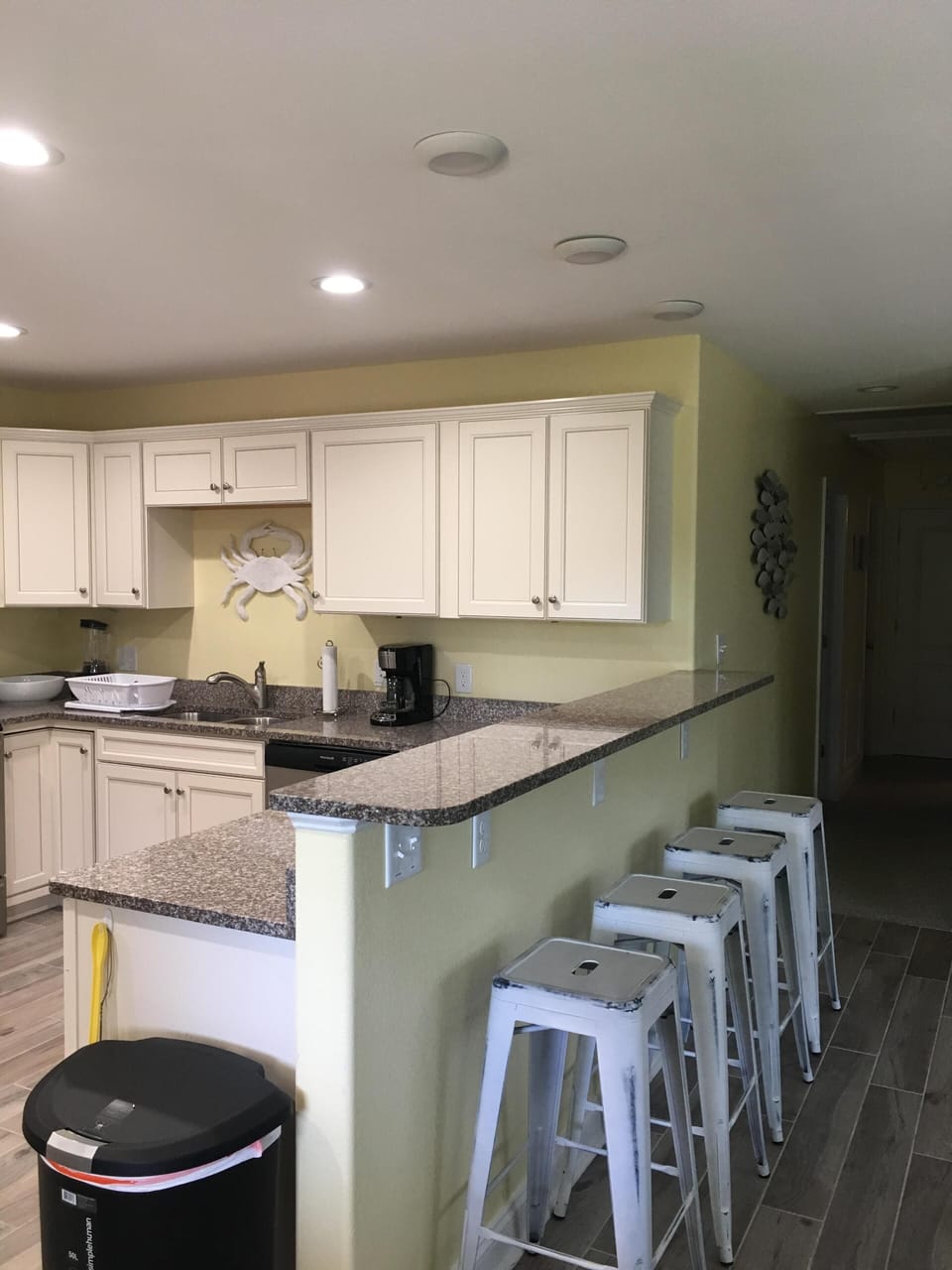 Kitchen and eating area