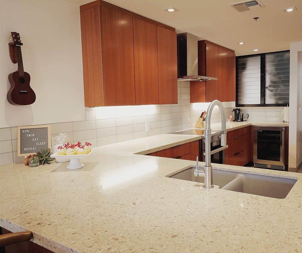 Lots of prep space or great views of your favorite chef!