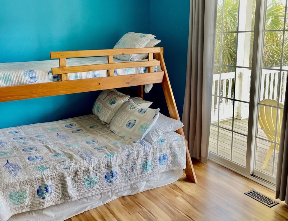 Bedroom #5 - 1 Twin over a double with a pull out double futon mattress.