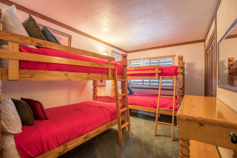 Bunk room sleeps Four
