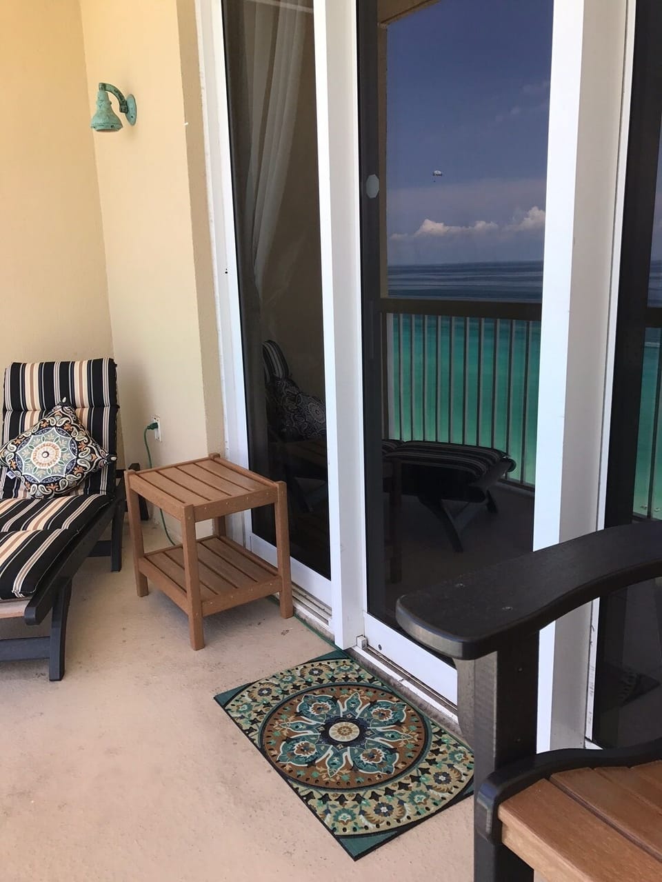 Lounge Chair on the Patio with a Pad