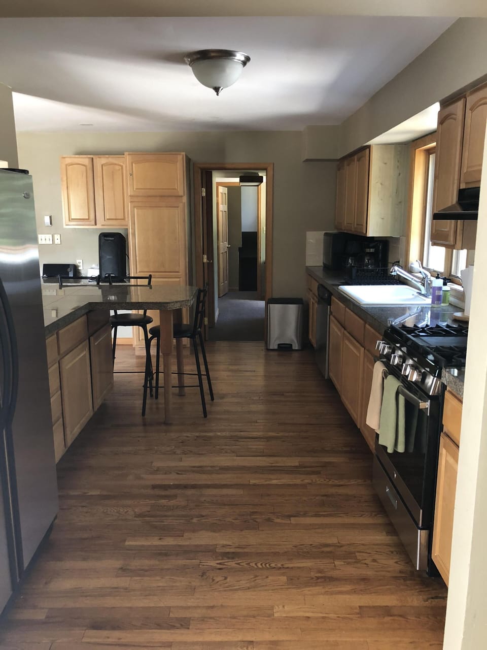 Spacious kitchen