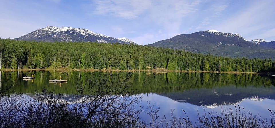 Lost Lake is a short walk away. Explore its popular swimming beach and trails.