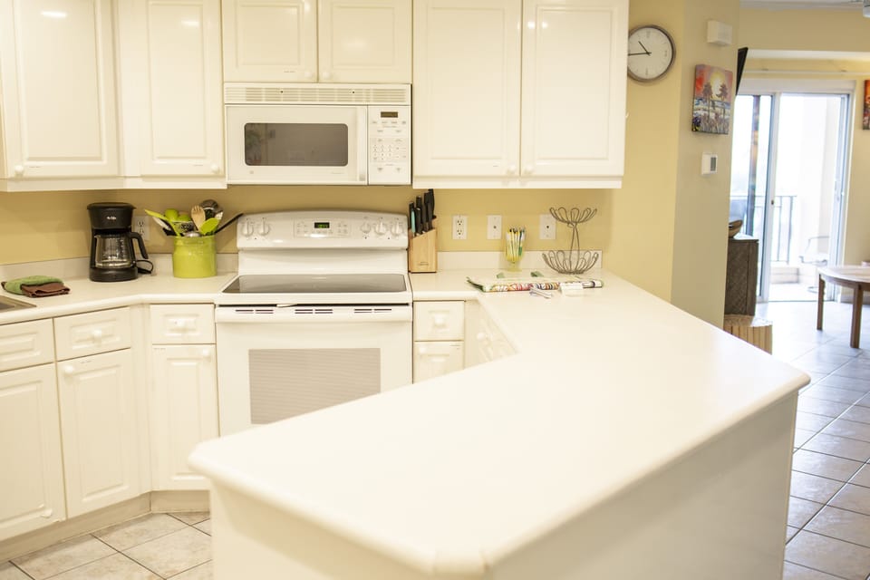 Kitchen, stocked with everything.  