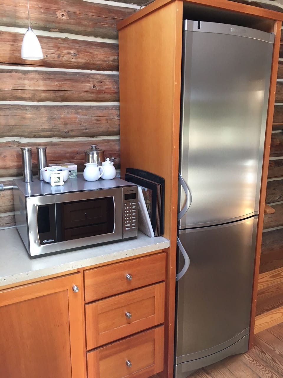 Modern refrigerator.
