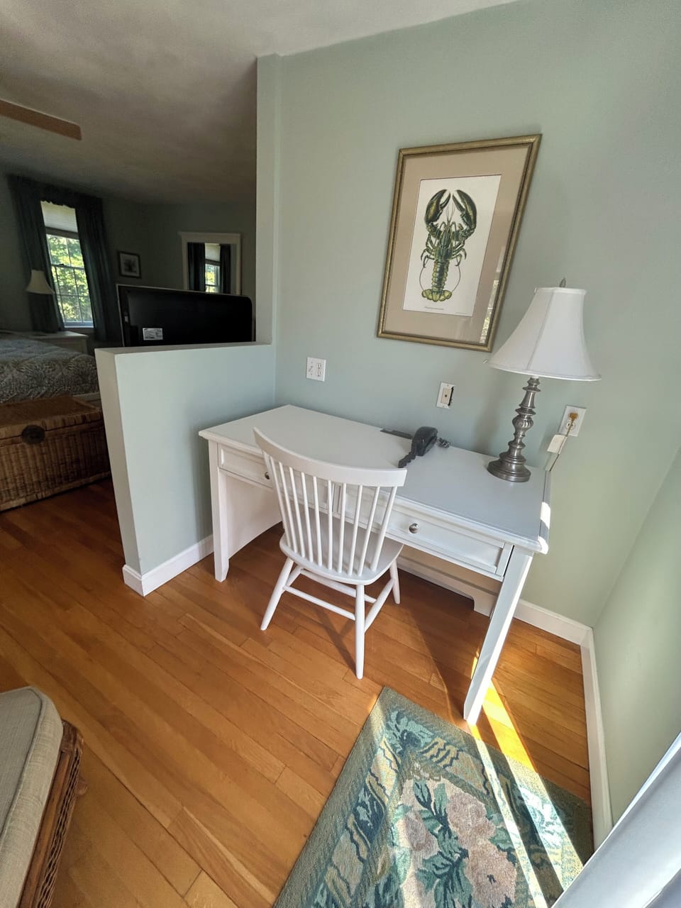 Office in master sitting area