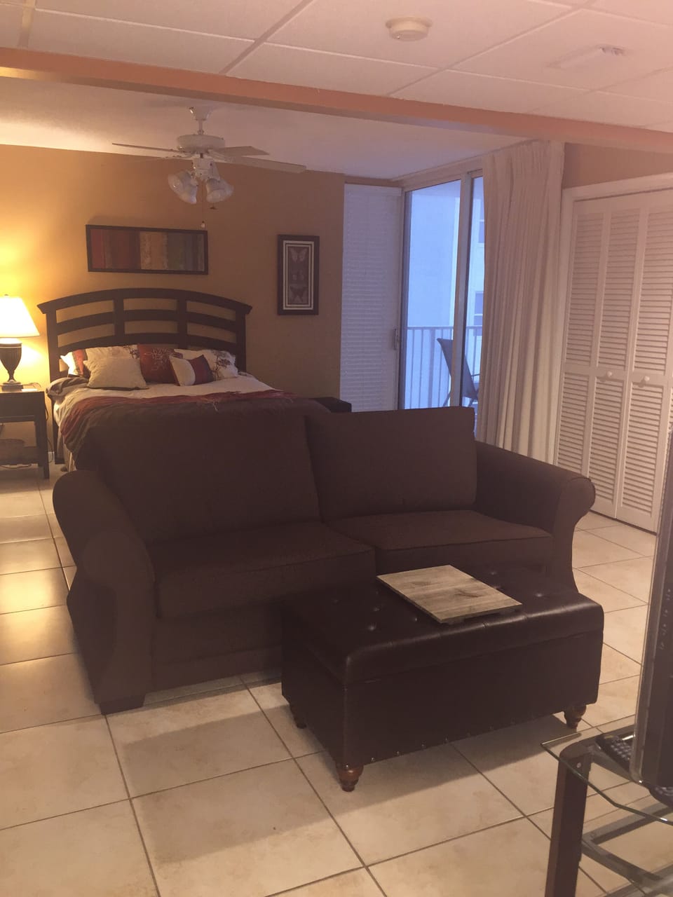 Brand new sofa and spacious area