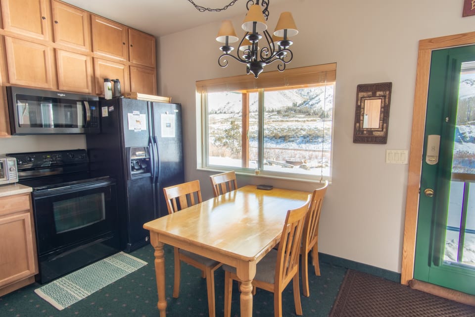 Kitchen table.