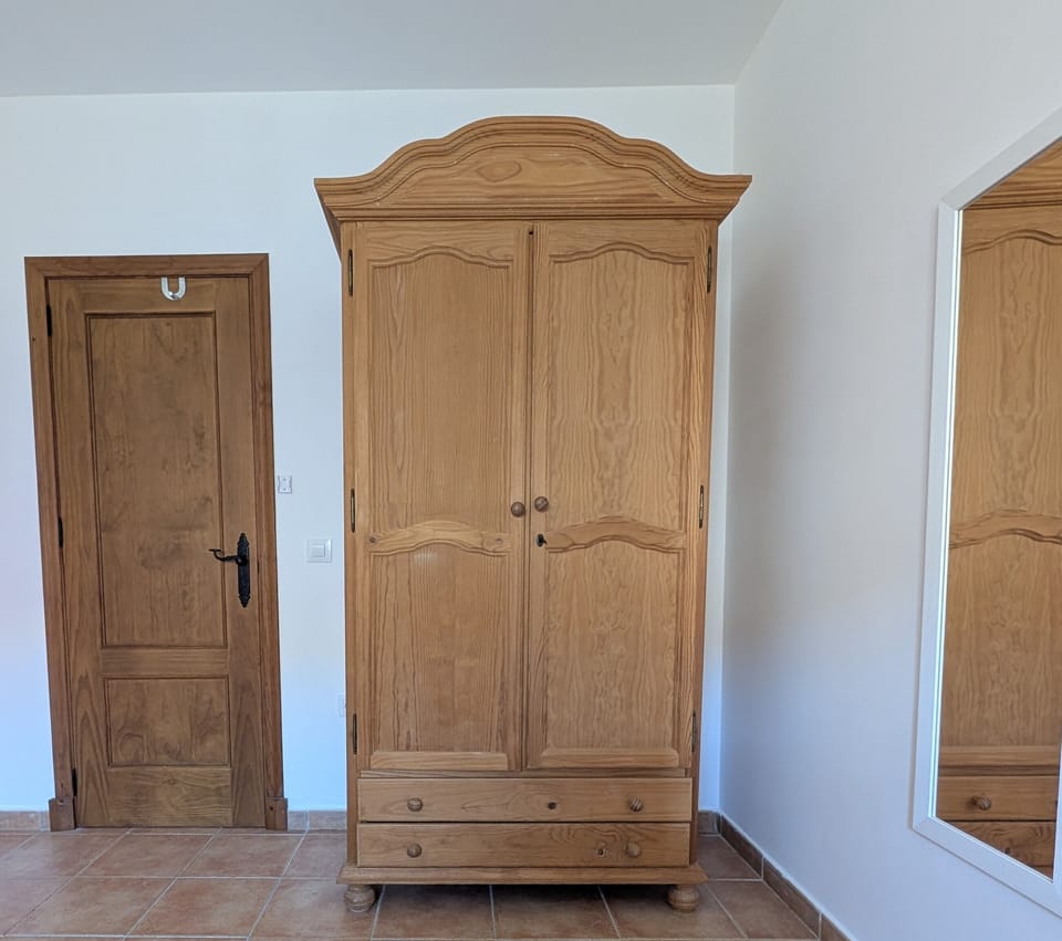 Freestanding wardrobe in Bedroom Two