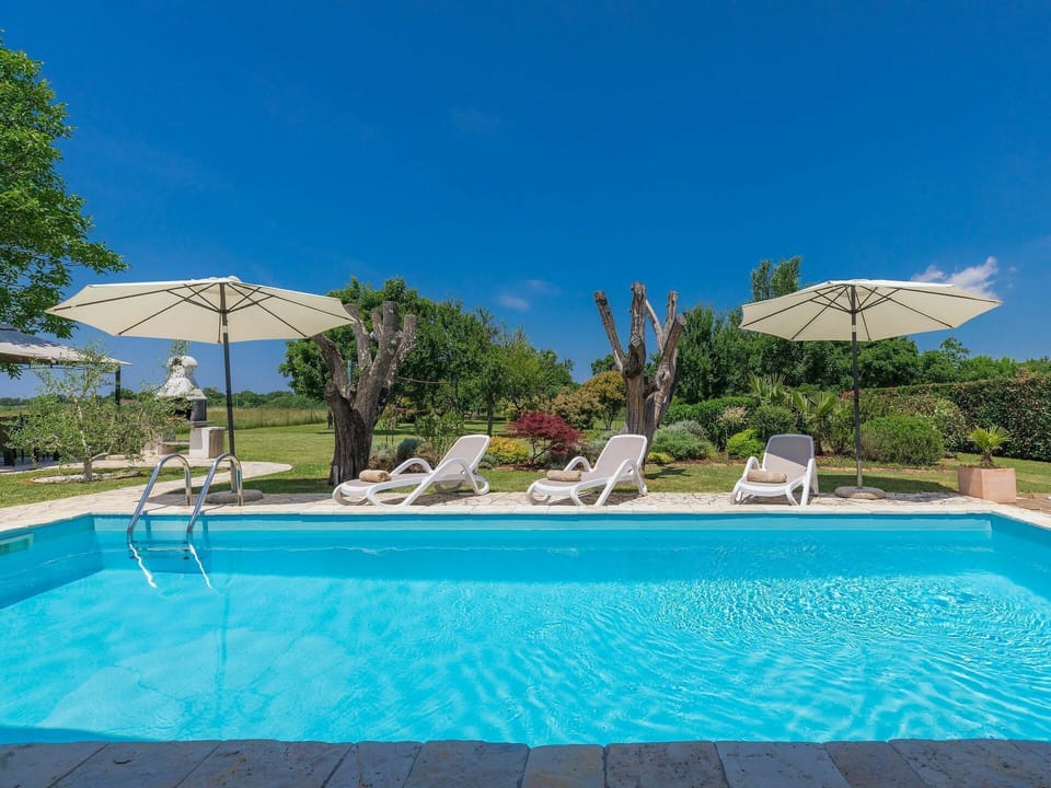 Water, Sky, Plant, Property, Swimming Pool, Blue, Azure, Tree, Shade, Outdoor Furniture