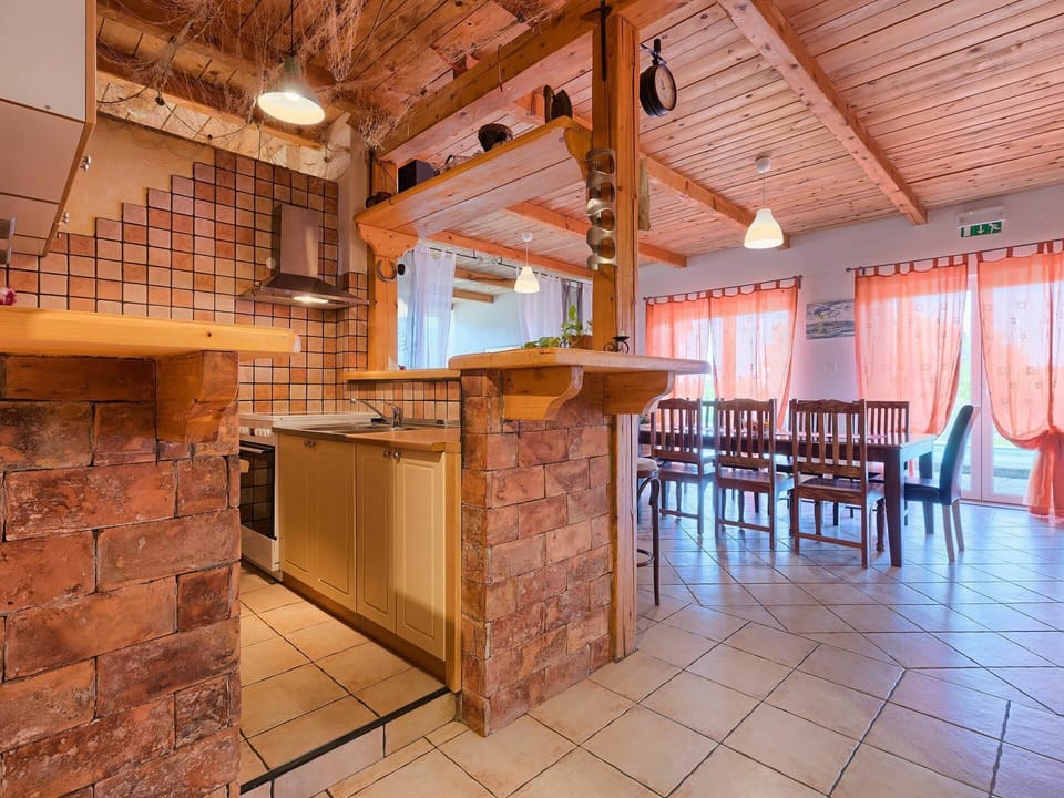 Furniture, Property, Table, Wood, Lighting, Beam, Floor, Flooring, Brick, Wood Stain