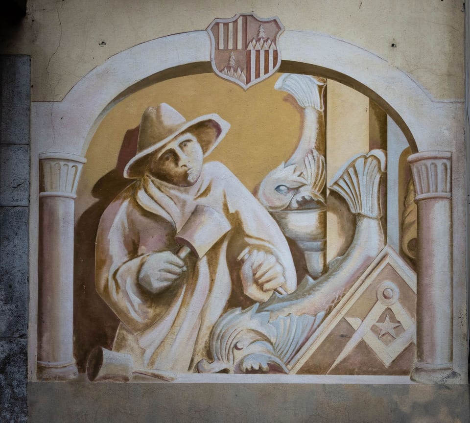 Samoëns is famed for its tradition of stone carving