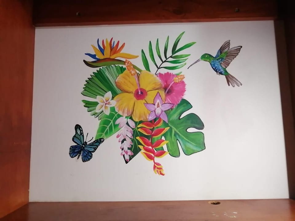 Kitchen mural.