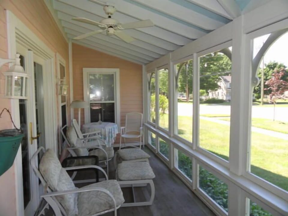 Screened porch
   (We love this area!)