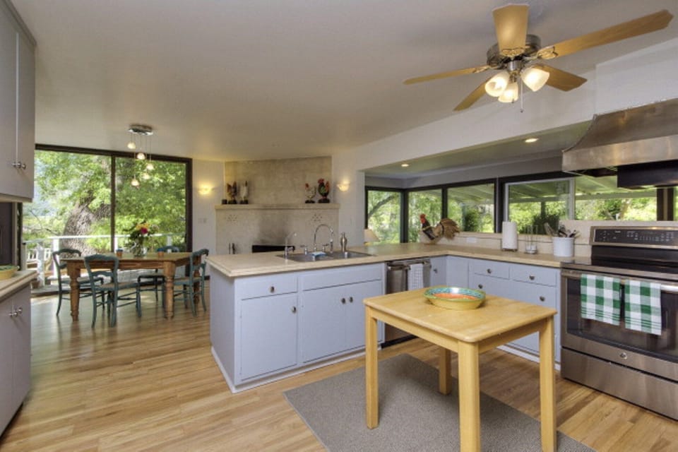 Big country kitchen with all the amenities for big meals.