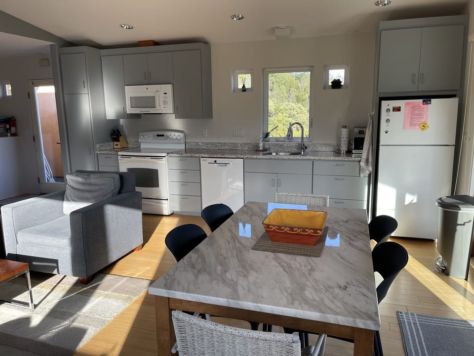 Kitchen and dining area