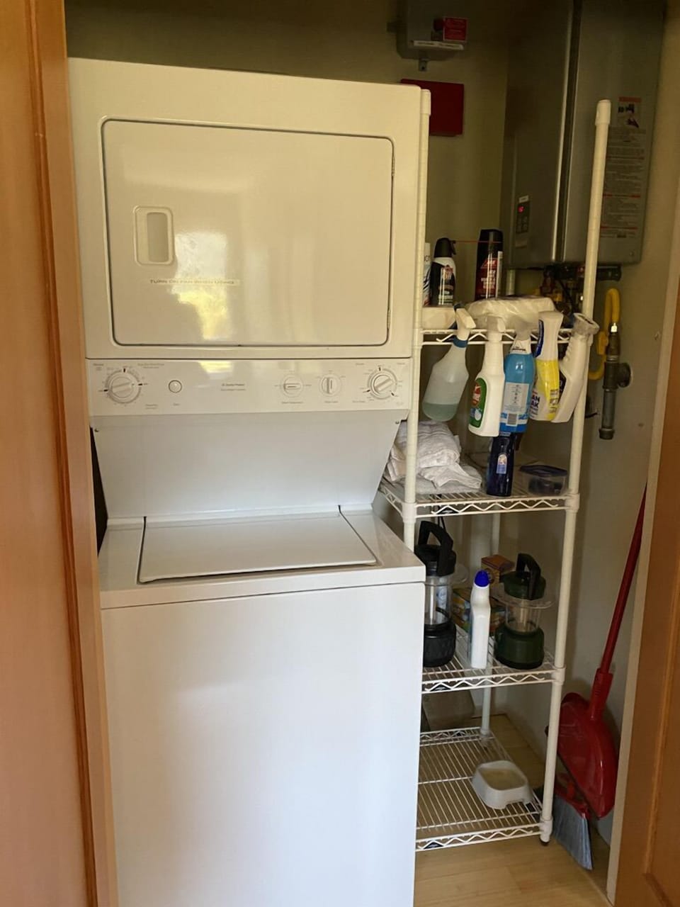 Laundry closet