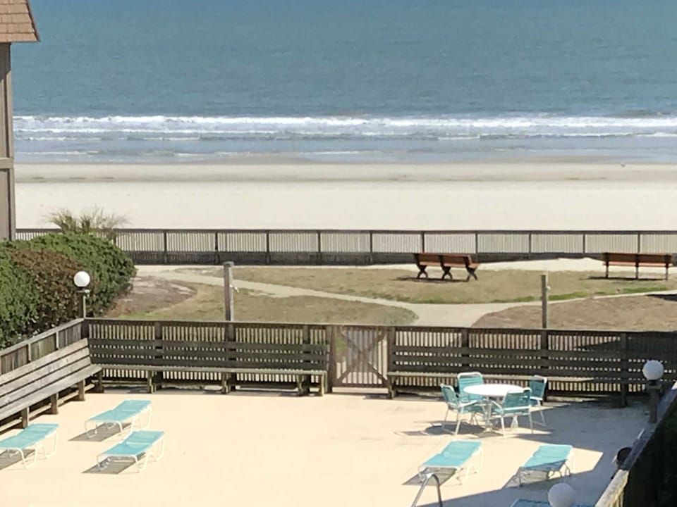Ocean view from the deck 