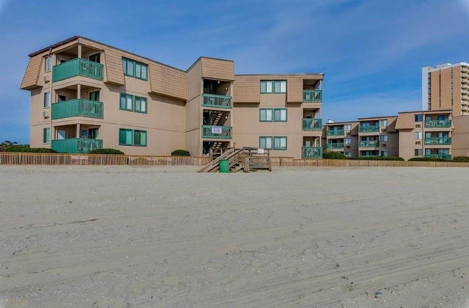 Condo view from the beach 