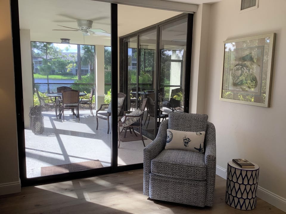 View of Lake from Master with Access to Lanai