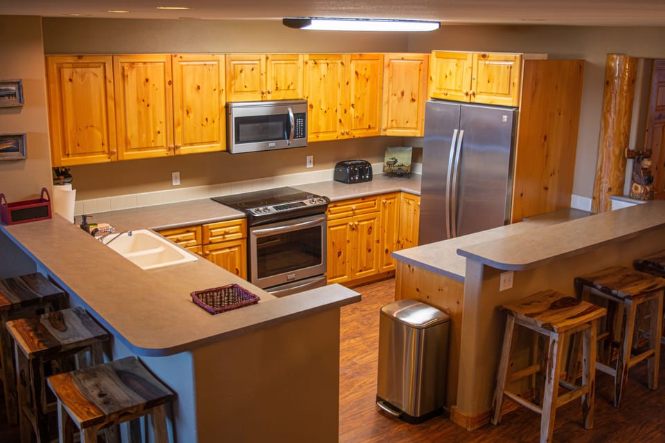 Well stocked kitchen