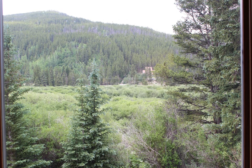 View from master bathroom