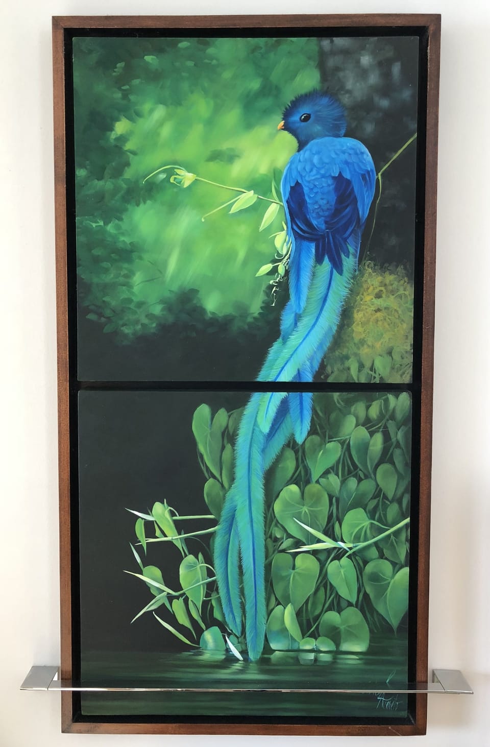 The artwork and hallway paintings were designed to enjoy nature inside and out 