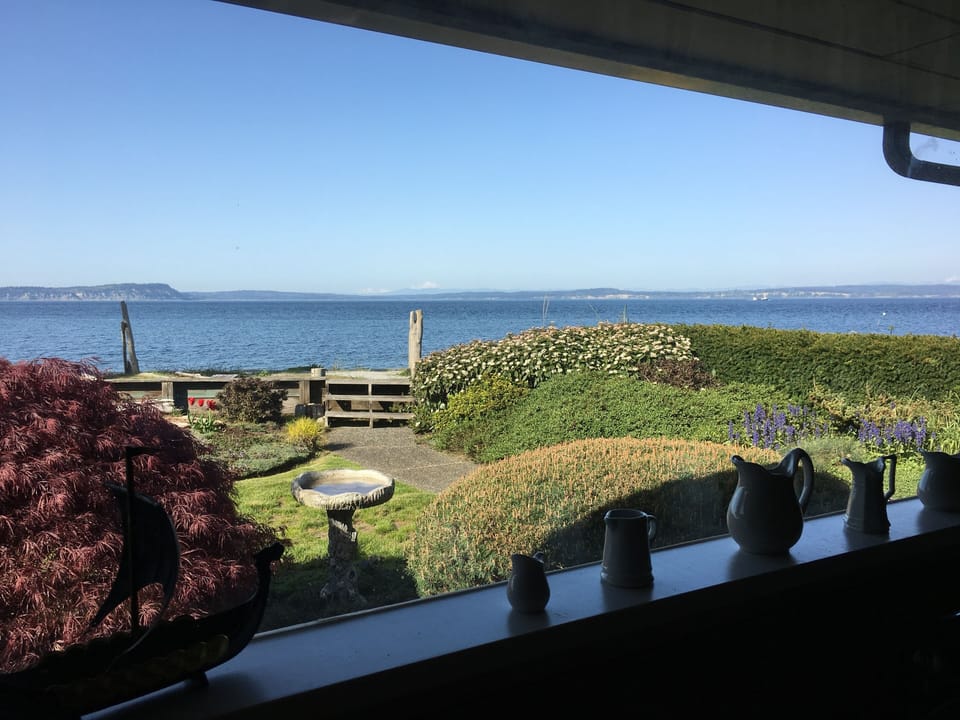 Sweeping view from the kitchen sink.