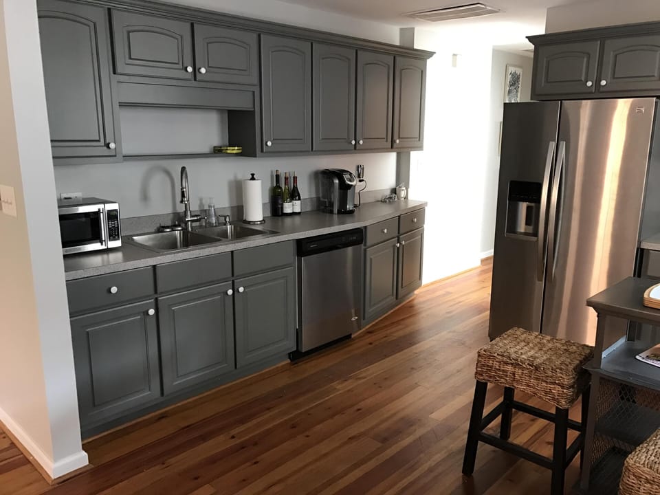 Kitchen with stainless appliances 