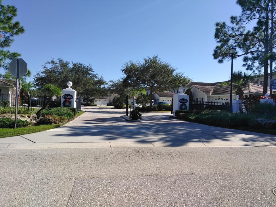 Main gated entry.