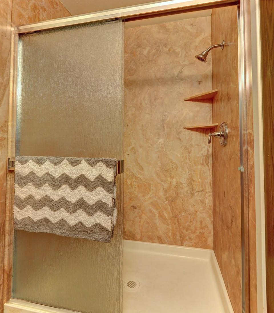 downstairs walk-in shower