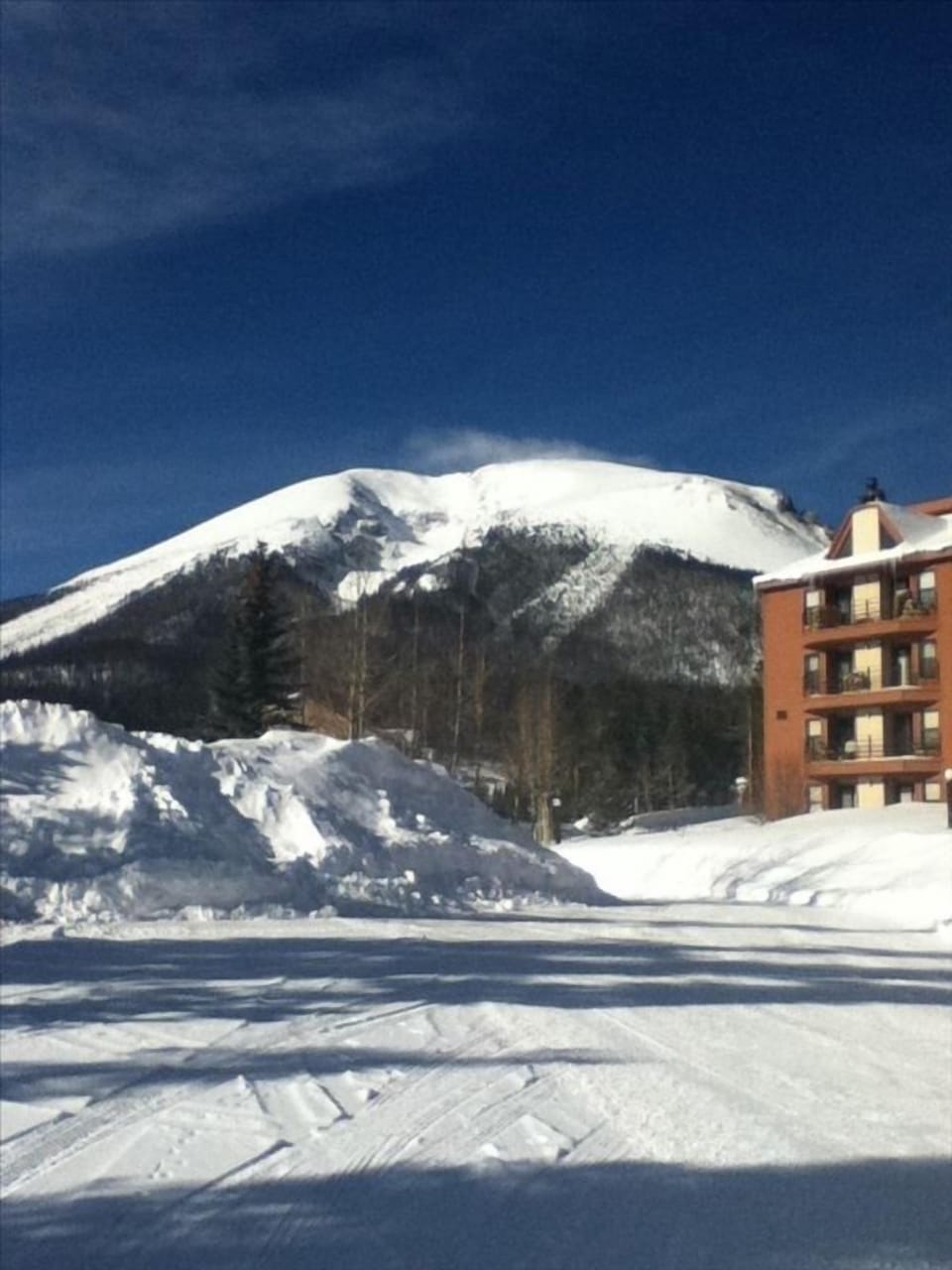 Winter View of Buffalo Mountain 
