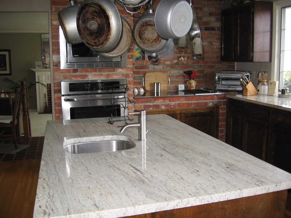 Prep Sink in island and Double Ovens