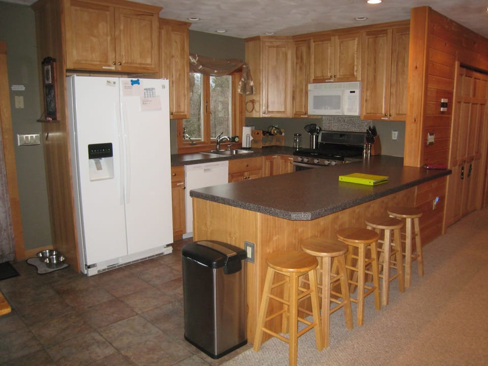 Fully stocked kitchen