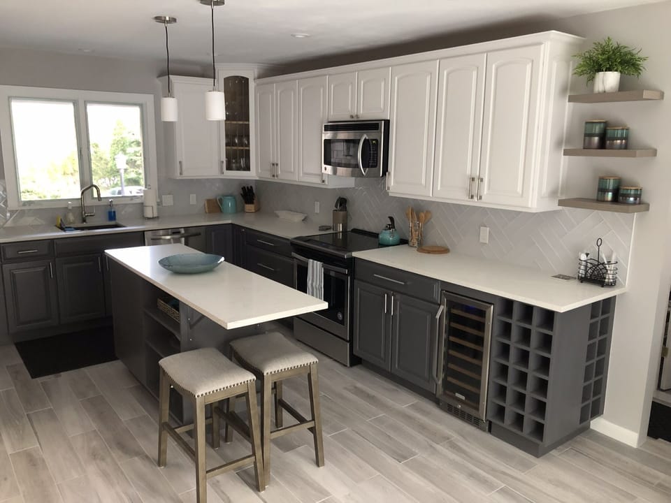Newly renovated kitchen