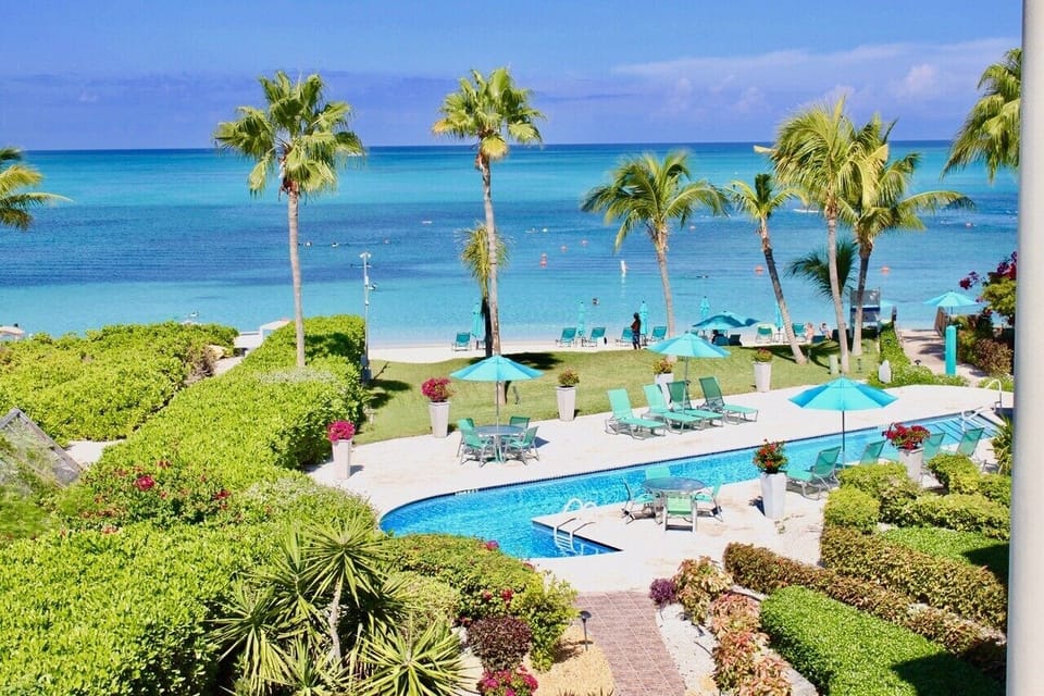view from balcony