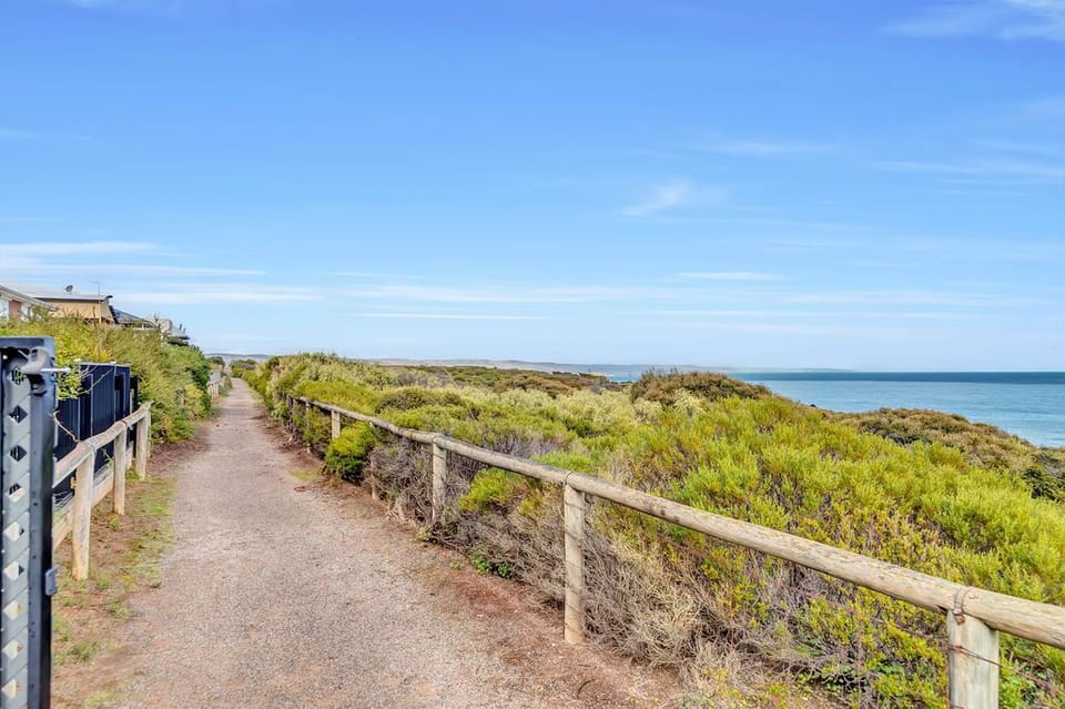 Walking trail access (to beach) from back gate