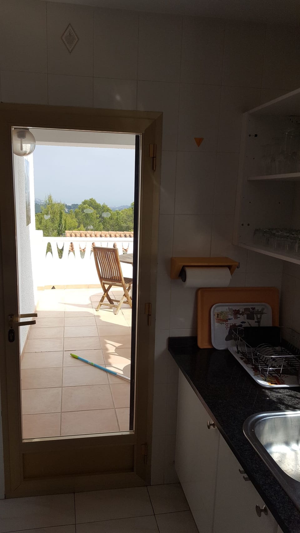 Terrace from kitchen