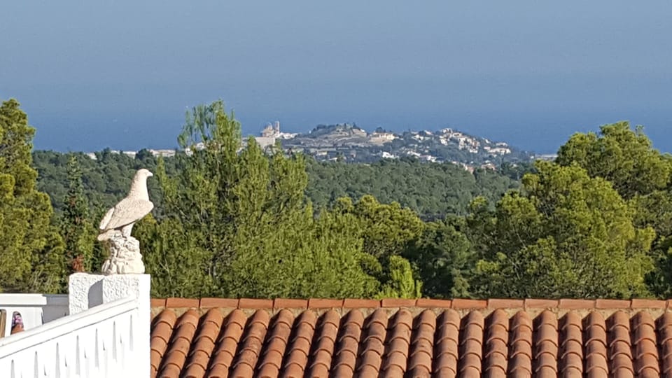 2nd view of the sea and Altea village from kitchen terrace