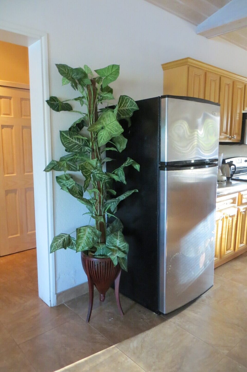 Large fridge-freezer with ice maker