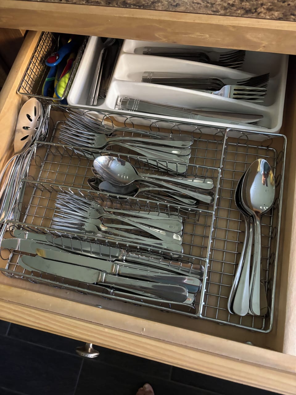 Lots of silverware too!