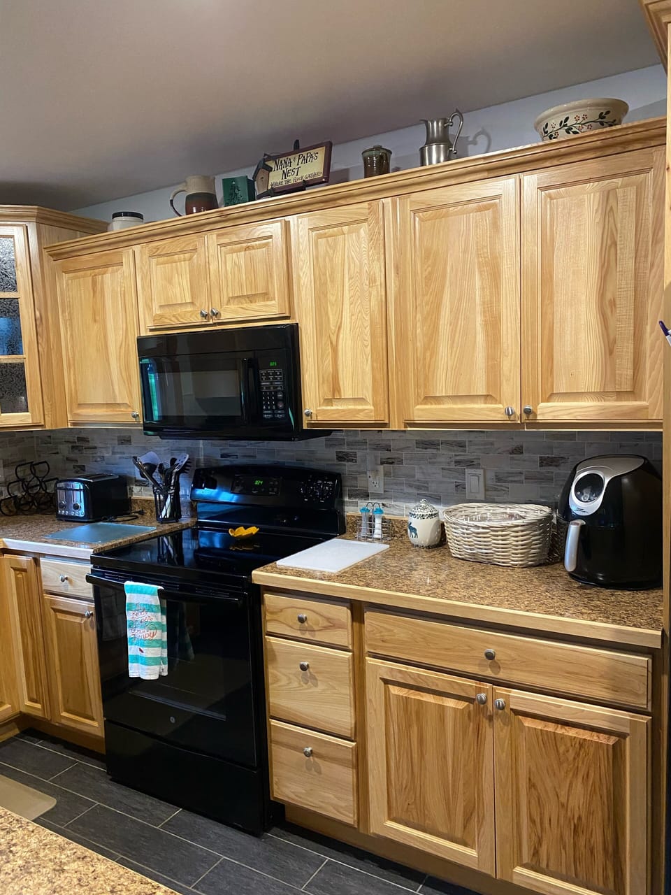Electric stove and microwave