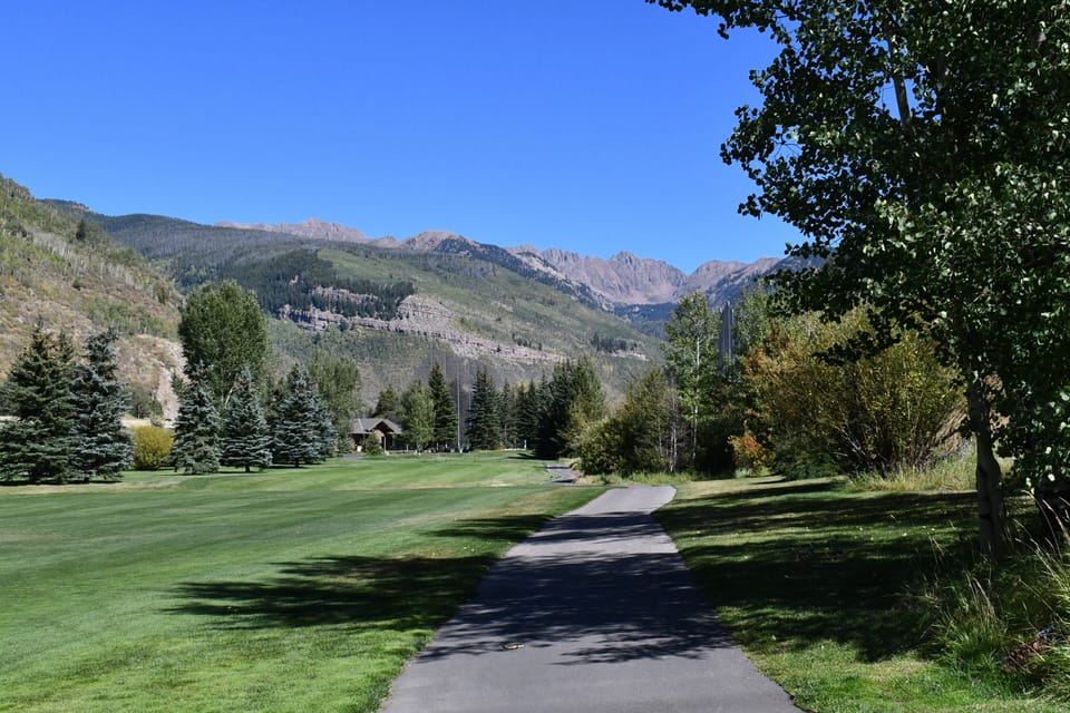 Vail Golf Course one block away