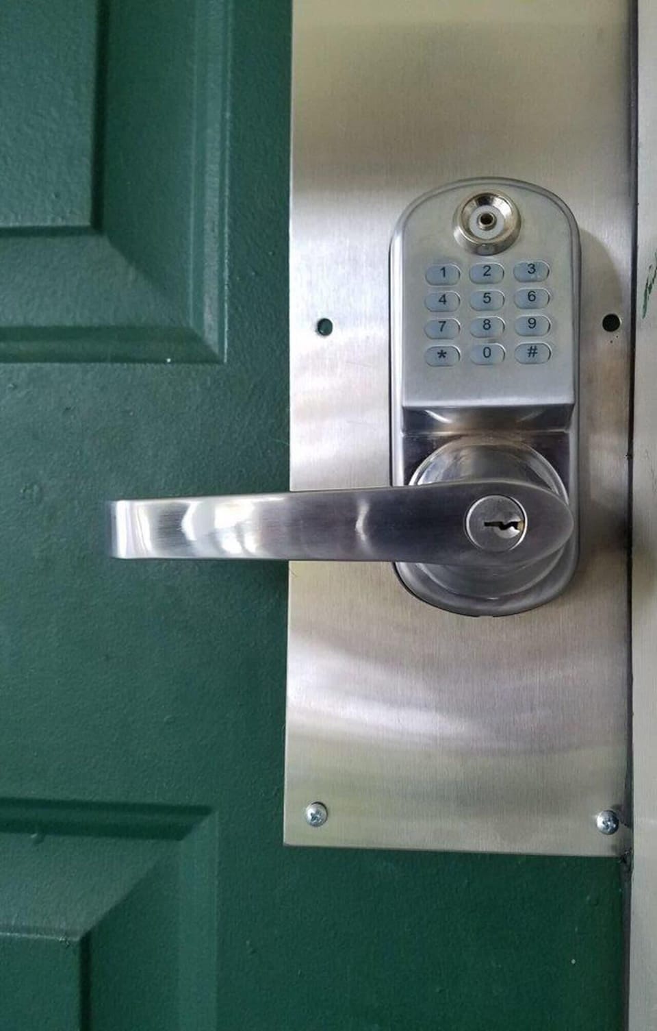Convenient key-less entry.