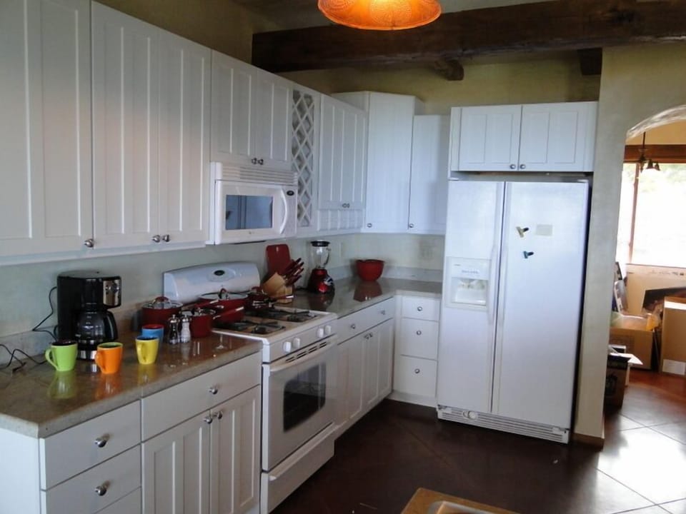Our fully outfitted kitchen.