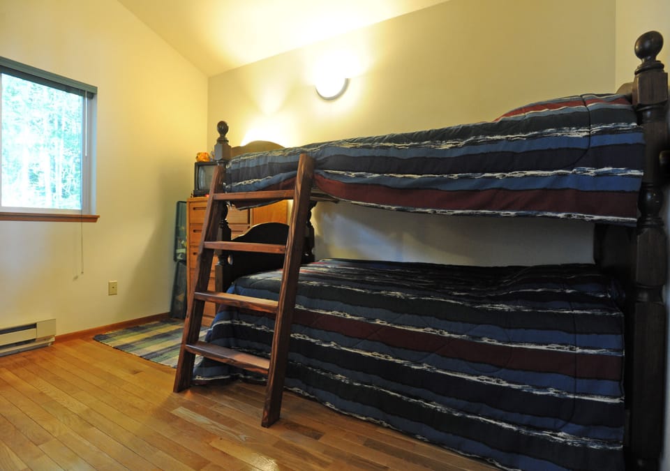 One of four bedrooms.