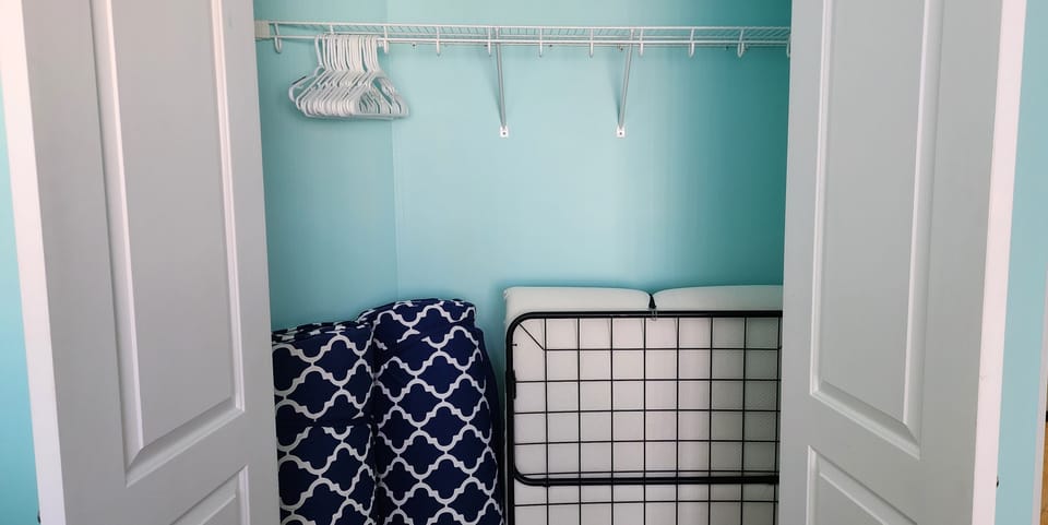 2 Twin Memory Foam Roll-up Mats and 1 Memory Foam Cot.  Great for kids!