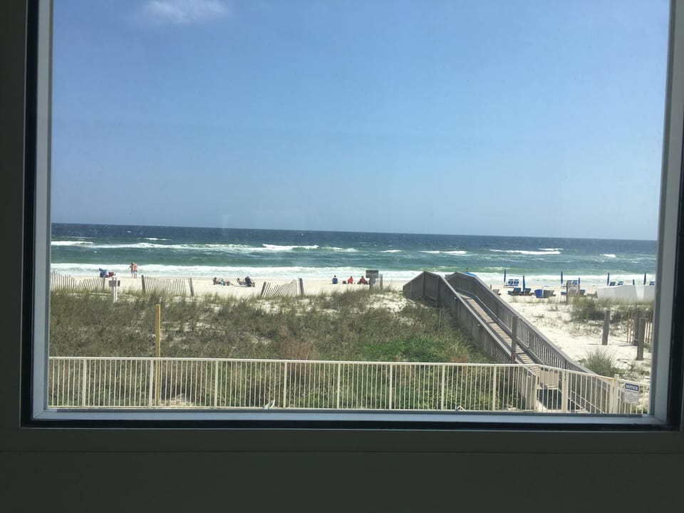 Just a short walk to the beach !