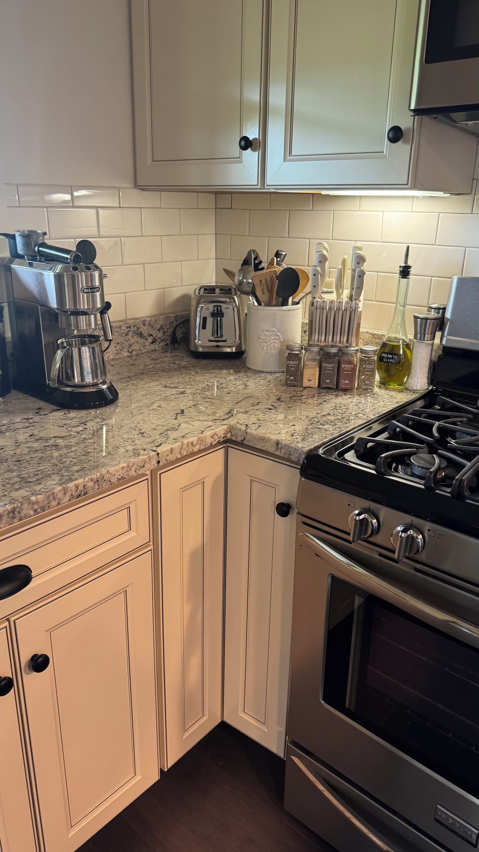 Main level kitchen. Premium appliances.