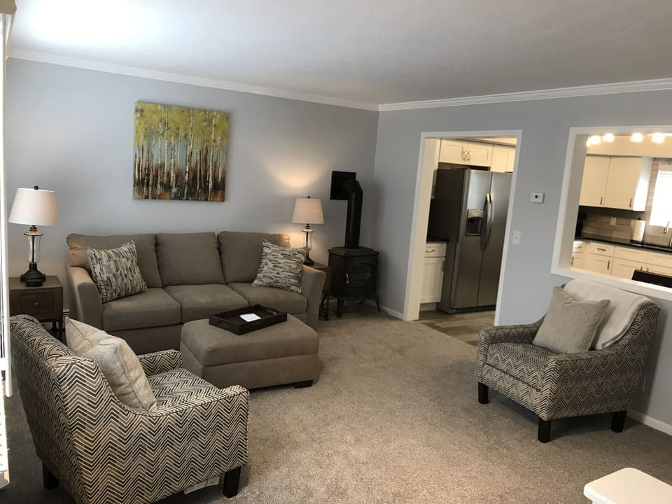 Living Room with Queen Sleeper Sofa